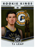 T.J. Leaf - Indiana Pacers - Rookie Kings (NBA Basketball Card) 2017-18 Donruss Optic # 18 Mint