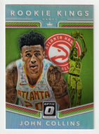 John Collins - Atlanta Hawks - Holo (NBA Basketball Card) 2017-18 Donruss Optic # 19 Mint