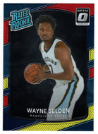 Wayne Selden - Memphis Grizzlies - Rated Rookie - Yellow/Red (NBA Basketball Card) 2017-18 Donruss Optic # 153 Mint