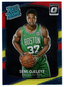 Semi Ojeleye - Boston Celtics - Rated Rookie - Yellow/Red (NBA Basketball Card) 2017-18 Donruss Optic # 164 Mint