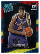 Davon Reed - Phoenix Suns - Rated Rookie - Yellow/Red (NBA Basketball Card) 2017-18 Donruss Optic # 169 Mint