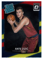 Ante Zizic - Cleveland Cavaliers - Rated Rookie - Yellow/Red (NBA Basketball Card) 2017-18 Donruss Optic # 186 Mint