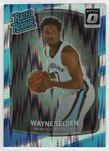 Wayne Selden - Memphis Grizzlies - Shock Flash (NBA Basketball Card) 2017-18 Donruss Optic # 153 Mint