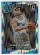 Milos Teodosic - Los Angeles Clippers - Shock Flash (NBA Basketball Card) 2017-18 Donruss Optic # 155 Mint