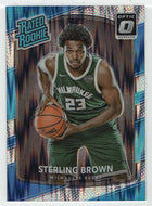 Sterling Brown - Milwaukee Bucks - Shock Flash (NBA Basketball Card) 2017-18 Donruss Optic # 165 Mint