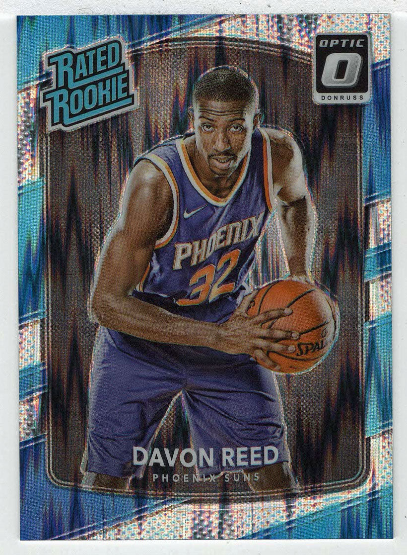 Davon Reed - Phoenix Suns - Shock Flash (NBA Basketball Card) 2017-18 Donruss Optic # 169 Mint