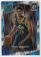 Tony Bradley - Utah Jazz - Shock Flash (NBA Basketball Card) 2017-18 Donruss Optic # 173 Mint
