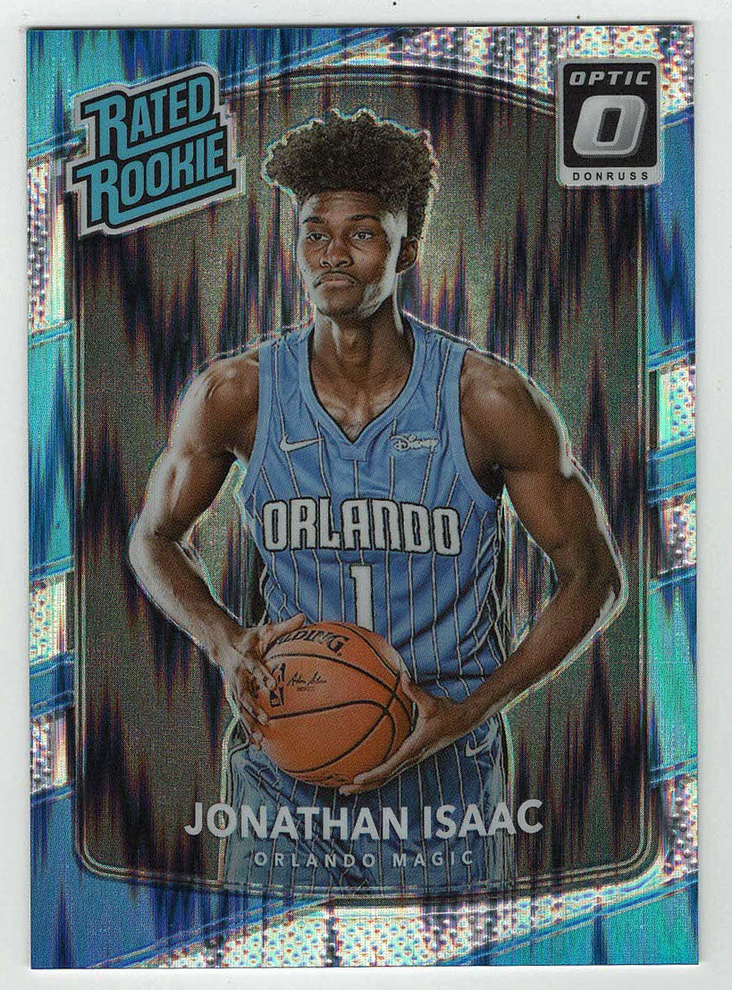 Jonathan Isaac - Orlando Magic - Shock Flash (NBA Basketball Card) 2017-18 Donruss Optic # 195 Mint