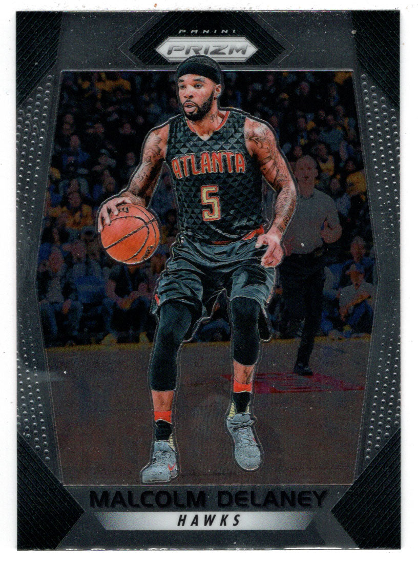 Malcolm Delaney - Atlanta Hawks (NBA Basketball Card) 2017-18 Panini Prizm # 105 Mint