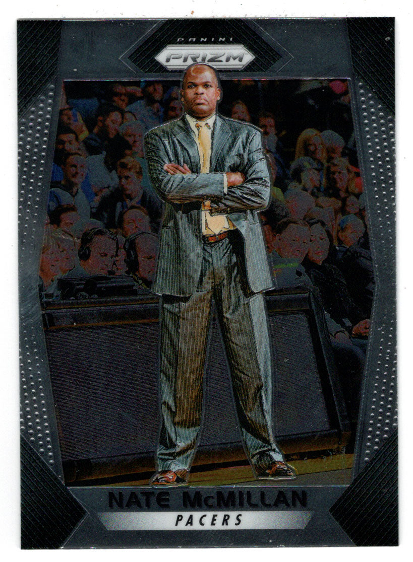 Nate McMillan - Indiana Pacers - Coach (NBA Basketball Card) 2017-18 Panini Prizm # 230 Mint