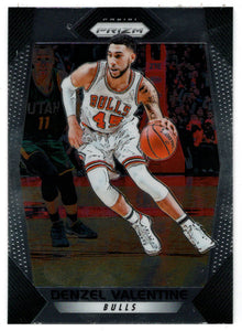 Denzel Valentine - Chicago Bulls (NBA Basketball Card) 2017-18 Panini Prizm # 246 Mint
