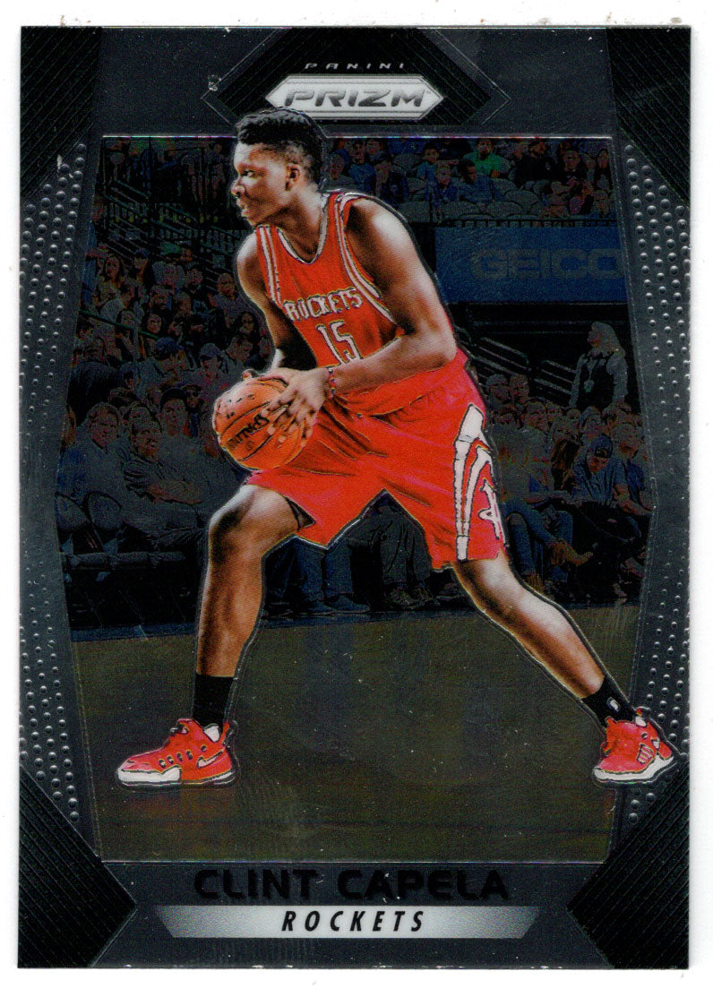 Clint Capela - Houston Rockets (NBA Basketball Card) 2017-18 Panini Prizm # 258 Mint