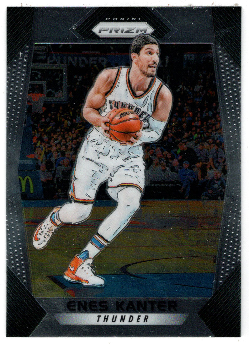 Enes Kanter - Oklahoma City Thunder (NBA Basketball Card) 2017-18 Panini Prizm # 262 Mint