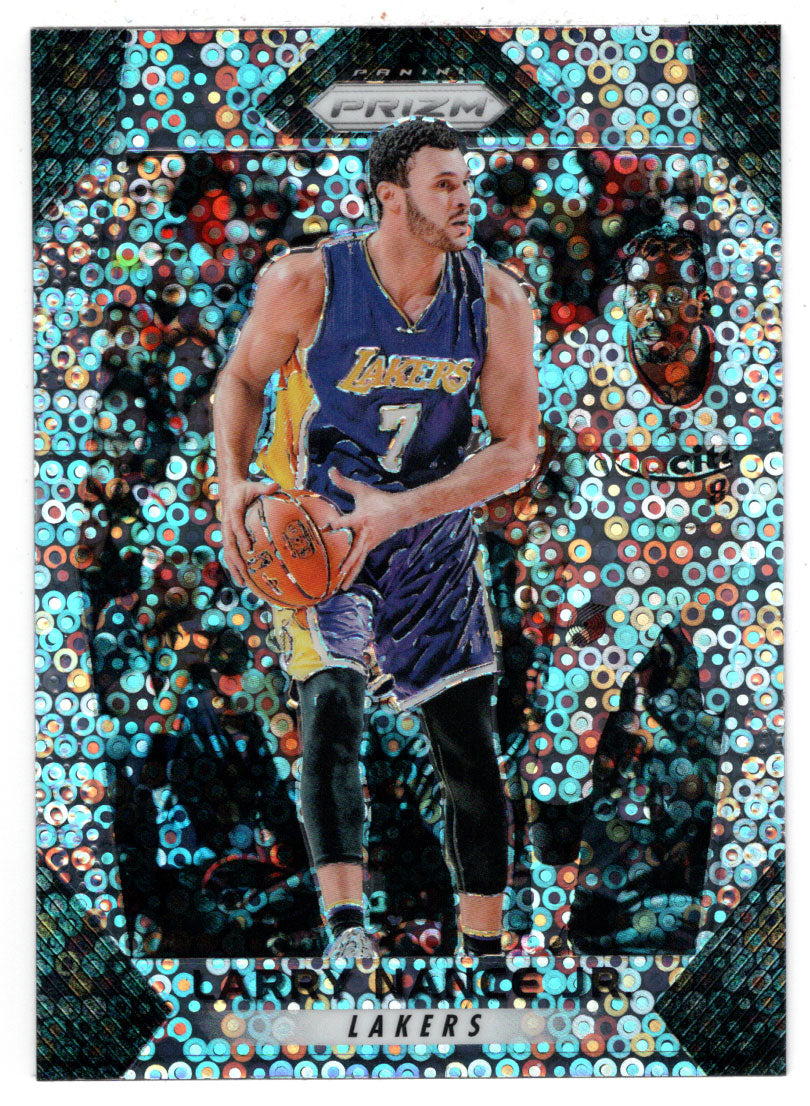 Larry Nance Jr. - Los Angeles Lakers - Prizms Fast Break (NBA Basketball Card) 2017-18 Panini Prizm # 288 Mint