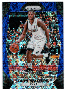 Dion Waiters 143/175 - Miami Heat - BLUE Prizms Fast Break (NBA Basketball Card) 2017-18 Panini Prizm # 54 Mint
