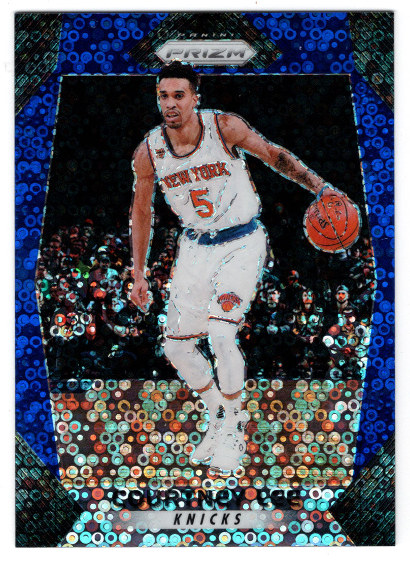Courtney Lee 143/175 - New York Knicks - BLUE Prizms Fast Break (NBA Basketball Card) 2017-18 Panini Prizm # 274 Mint