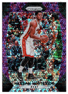 Hassan Whiteside 57/75 - Miami Heat - PURPLE Prizms Fast Break (NBA Basketball Card) 2017-18 Panini Prizm # 55 Mint