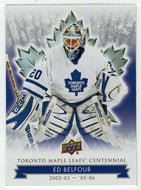 Ed Belfour (NHL Hockey Card) 2017-18 Upper Deck Toronto Maple Leafs Centennial # 13 Mint