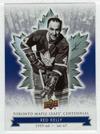 Red Kelly (NHL Hockey Card) 2017-18 Upper Deck Toronto Maple Leafs Centennial # 19 Mint