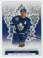 Doug Gilmour (NHL Hockey Card) 2017-18 Upper Deck Toronto Maple Leafs Centennial # 29 Mint