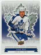 Dave Reid (NHL Hockey Card) 2017-18 Upper Deck Toronto Maple Leafs Centennial # 36 Mint