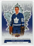 Terry Sawchuk (NHL Hockey Card) 2017-18 Upper Deck Toronto Maple Leafs Centennial # 57 Mint