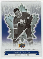 Gordie Drillon (NHL Hockey Card) 2017-18 Upper Deck Toronto Maple Leafs Centennial # 58 Mint