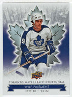 Wilf Paiement (NHL Hockey Card) 2017-18 Upper Deck Toronto Maple Leafs Centennial # 63 Mint