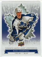 Russ Courtnall (NHL Hockey Card) 2017-18 Upper Deck Toronto Maple Leafs Centennial # 69 Mint