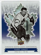 Harry Lumley (NHL Hockey Card) 2017-18 Upper Deck Toronto Maple Leafs Centennial # 72 Mint