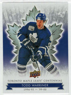 Todd Warriner (NHL Hockey Card) 2017-18 Upper Deck Toronto Maple Leafs Centennial # 77 Mint