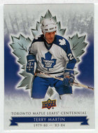 Terry Martin (NHL Hockey Card) 2017-18 Upper Deck Toronto Maple Leafs Centennial # 79 Mint