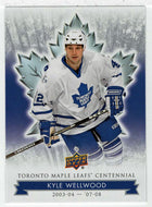 Kyle Wellwood (NHL Hockey Card) 2017-18 Upper Deck Toronto Maple Leafs Centennial # 85 Mint