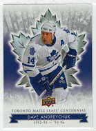 Dave Andreychuk (NHL Hockey Card) 2017-18 Upper Deck Toronto Maple Leafs Centennial # 91 Mint