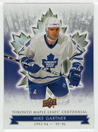 Mike Gartner (NHL Hockey Card) 2017-18 Upper Deck Toronto Maple Leafs Centennial # 92 Mint