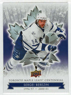 Sergei Berezin (NHL Hockey Card) 2017-18 Upper Deck Toronto Maple Leafs Centennial # 94 Mint