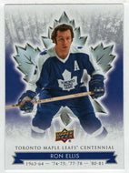 Ron Ellis (NHL Hockey Card) 2017-18 Upper Deck Toronto Maple Leafs Centennial # 98 Mint