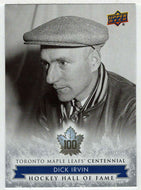 Dick Irvin - Hall of Fame (NHL Hockey Card) 2017-18 Upper Deck Toronto Maple Leafs Centennial # 151 Mint