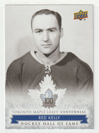 Red Kelly - Hall of Fame (NHL Hockey Card) 2017-18 Upper Deck Toronto Maple Leafs Centennial # 155 Mint