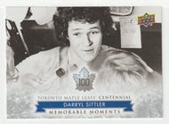 Darryl Sittler - Memorable Moments (NHL Hockey Card) 2017-18 Upper Deck Toronto Maple Leafs Centennial # 182 Mint