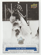 Rick Vaive - Memorable Moments (NHL Hockey Card) 2017-18 Upper Deck Toronto Maple Leafs Centennial # 186 Mint