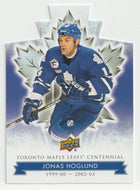 Jonas Hoglund - Die Cuts (NHL Hockey Card) 2017-18 Upper Deck Toronto Maple Leafs Centennial # 27 Mint