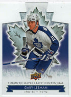 Gary Leeman - Die Cuts (NHL Hockey Card) 2017-18 Upper Deck Toronto Maple Leafs Centennial # 28 Mint