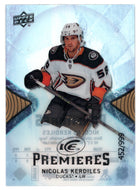 Nicolas Kerdiles 452/999 RC - Anaheim Ducks (NHL Hockey Card) 2017-18 Upper Deck Ice # 145 Mint