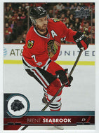 Brent Seabrook - Chicago Blackhawks (NHL Hockey Card) 2017-18 Upper Deck # 39 Mint