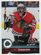 Corey Crawford - Chicago Blackhawks (NHL Hockey Card) 2017-18 Upper Deck # 40 Mint