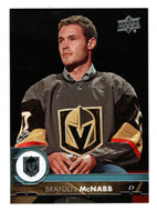Brayden McNabb - Vegas Golden Knights (NHL Hockey Card) 2017-18 Upper Deck # 185 Mint