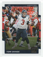Tom Savage - Houston Texans (NFL Football Card) 2017 Panini Donruss # 283 Mint