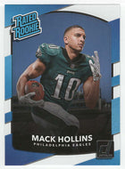 Mack Hollins RC - Philadelphia Eagles - Rated Rookie (NFL Football Card) 2017 Panini Donruss # 311 Mint