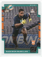 Raekwon McMillan RC - Miami Dolphins (NFL Football Card) 2017 Panini Donruss # 381 Mint